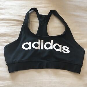 Adidas women’s size small black sports bra